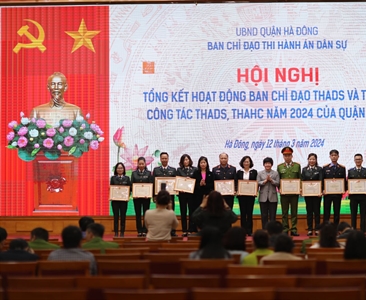 Viện KSND quận Hà Đông được khen thưởng có thành tích xuất sắc trong công...